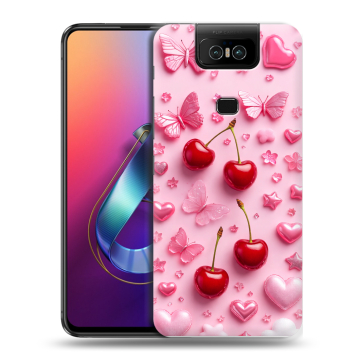 Пластиковый чехол на ASUS ZenFone 6 ZS630KL с принтом для девочек Пластиковый чехол на ASUS ZenFone 6 ZS630KL с принтом для девочек