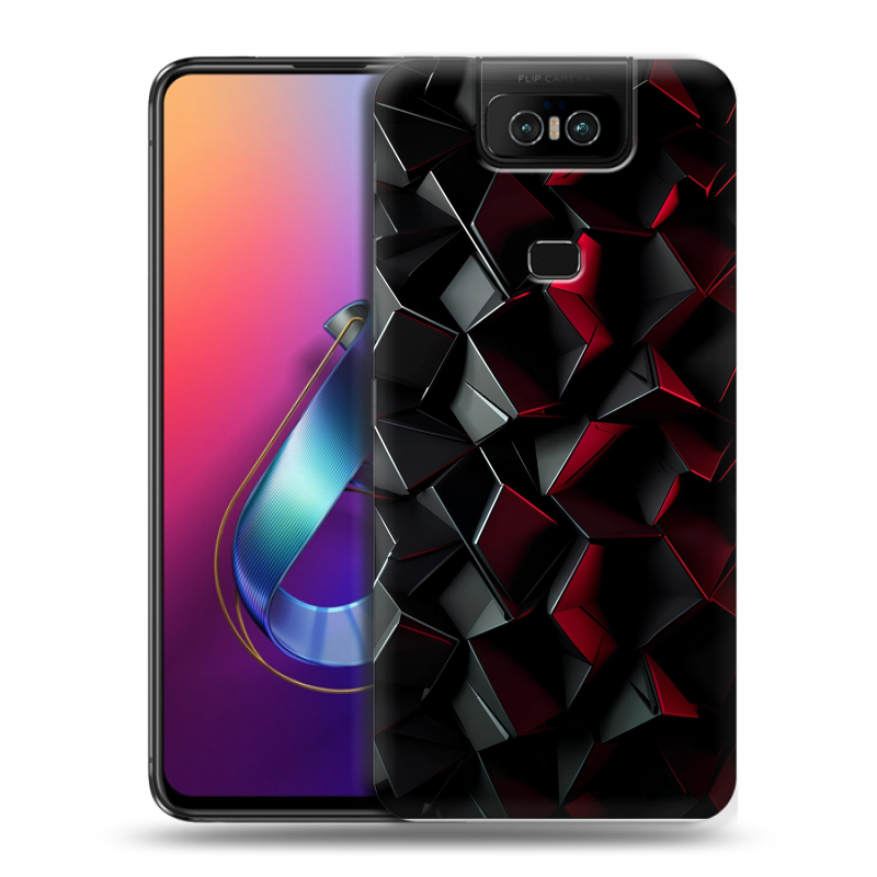 Пластиковый чехол на ASUS ZenFone 6 ZS630KL с принтом Абстракция Пластиковый чехол на ASUS ZenFone 6 ZS630KL с принтом Абстракция