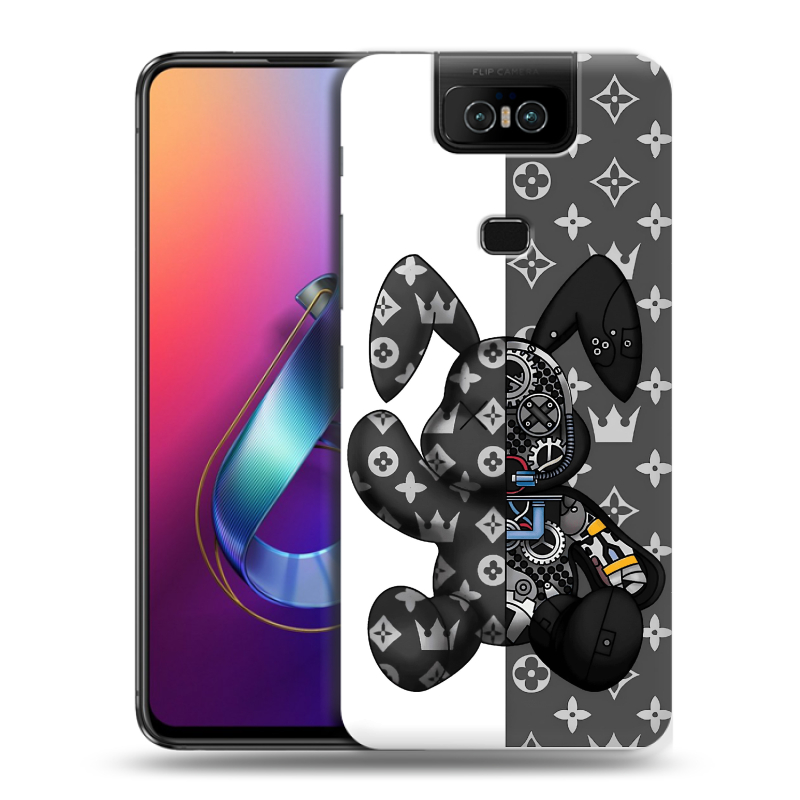Пластиковый чехол на ASUS ZenFone 6 ZS630KL с принтом Луи робот Пластиковый чехол на ASUS ZenFone 6 ZS630KL с принтом Луи робот