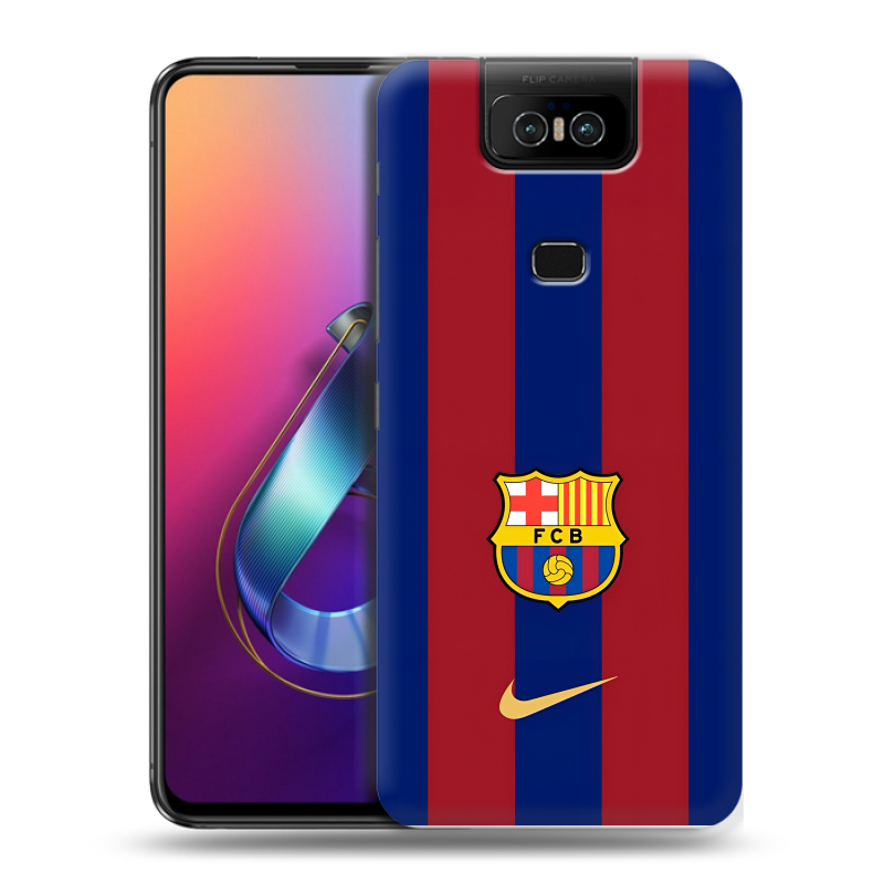 Пластиковый чехол на ASUS ZenFone 6 ZS630KL с принтом Барселона Barcelona Пластиковый чехол на ASUS ZenFone 6 ZS630KL с принтом Барселона Barcelona