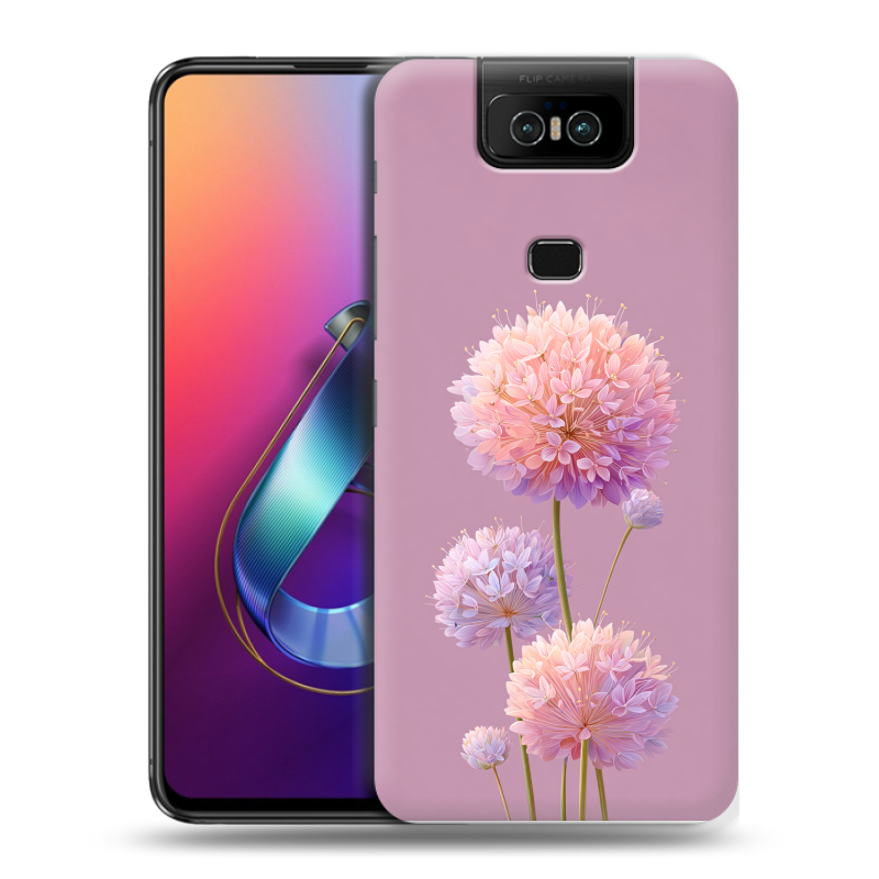 Пластиковый чехол на ASUS ZenFone 6 ZS630KL с принтом Цветы Пластиковый чехол на ASUS ZenFone 6 ZS630KL с принтом Цветы