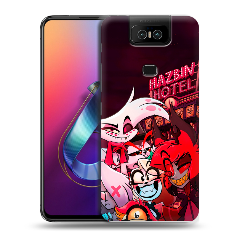 Пластиковый чехол на ASUS ZenFone 6 ZS630KL с принтом Hazbin Hotel Отель Хазбин Пластиковый чехол на ASUS ZenFone 6 ZS630KL с принтом Hazbin Hotel Отель Хазбин