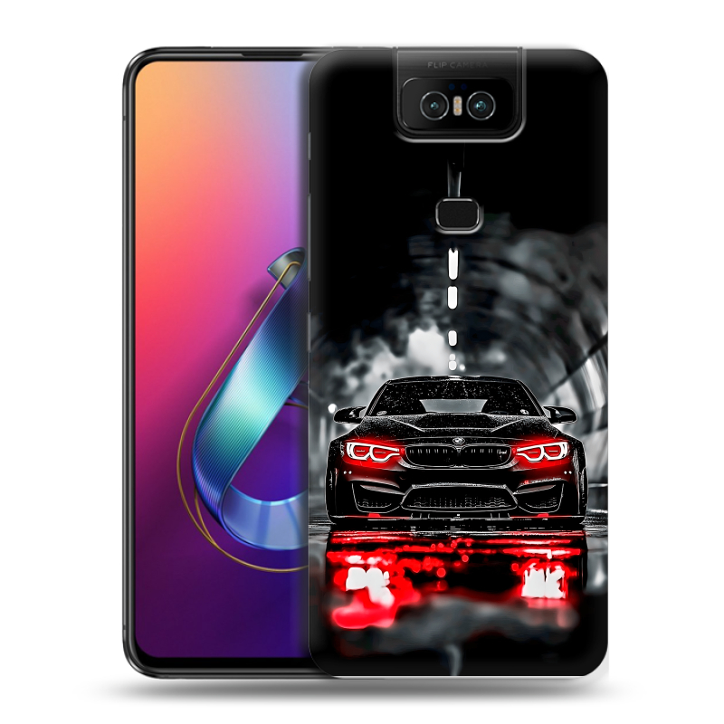 Пластиковый чехол на ASUS ZenFone 6 ZS630KL с принтом BMW БМВ Пластиковый чехол на ASUS ZenFone 6 ZS630KL с принтом BMW БМВ