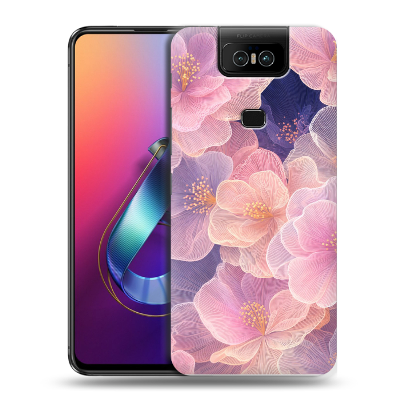 Пластиковый чехол на ASUS ZenFone 6 ZS630KL с принтом женский Пластиковый чехол на ASUS ZenFone 6 ZS630KL с принтом женский