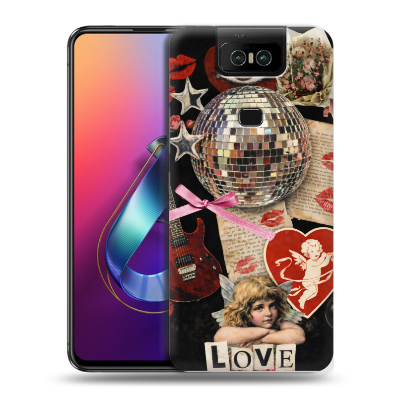 Пластиковый чехол на ASUS ZenFone 6 ZS630KL с принтом для девочек Пластиковый чехол на ASUS ZenFone 6 ZS630KL с принтом для девочек