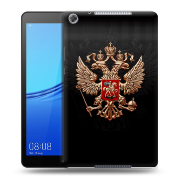 Силиконовый чехол на планшета Huawei MediaPad M5 lite 8 с принтом Герб России Силиконовый чехол на планшета Huawei MediaPad M5 lite 8 с принтом Герб России