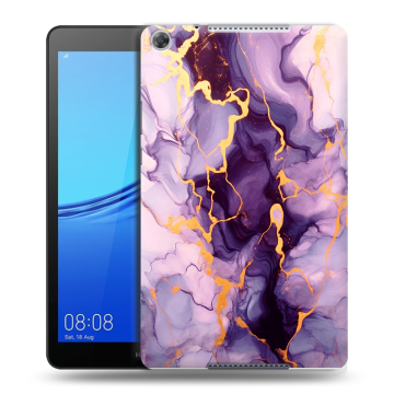 Силиконовый чехол на Huawei MediaPad M5 lite 8 с принтом Мрамор Силиконовый чехол на Huawei MediaPad M5 lite 8 с принтом Мрамор