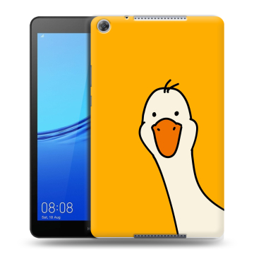 Силиконовый чехол на Huawei MediaPad M5 lite 8 с принтом Утка Силиконовый чехол на Huawei MediaPad M5 lite 8 с принтом Утка