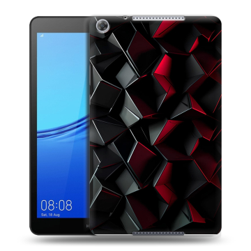 Силиконовый чехол на Huawei MediaPad M5 lite 8 с принтом Абстракция