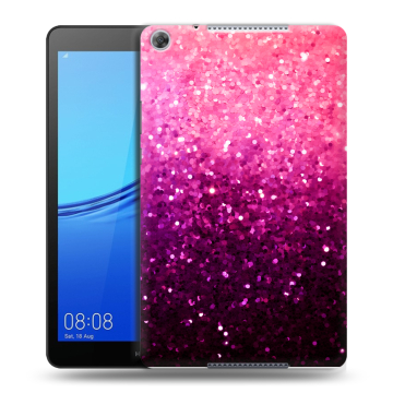 Силиконовый чехол на Huawei MediaPad M5 lite 8 с принтом Блестки Силиконовый чехол на Huawei MediaPad M5 lite 8 с принтом Блестки