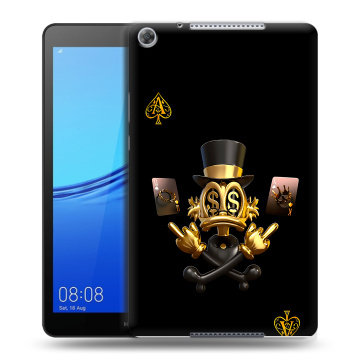Силиконовый чехол на Huawei MediaPad M5 lite 8 с принтом Золотой скрудж макдак