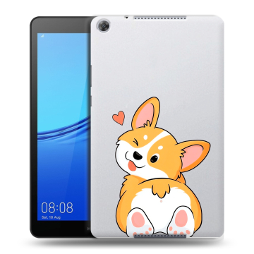 Силиконовый чехол на Huawei MediaPad M5 lite 8 с принтом Корги