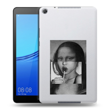 Силиконовый чехол на Huawei MediaPad M5 lite 8 с принтом Мона Лиза