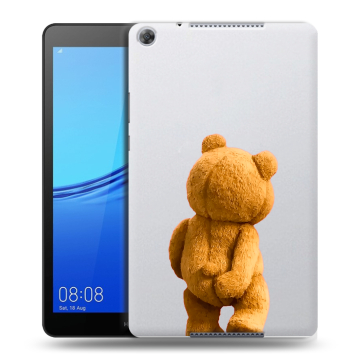 Силиконовый чехол на Huawei MediaPad M5 lite 8 с принтом Медведь Силиконовый чехол на Huawei MediaPad M5 lite 8 с принтом Медведь