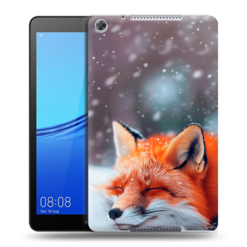 Силиконовый чехол на Huawei MediaPad M5 lite 8 с принтом лиса