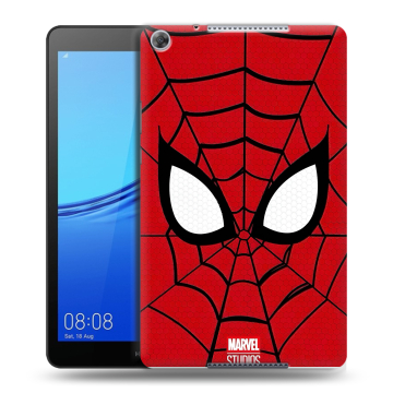 Силиконовый чехол на Huawei MediaPad M5 lite 8 с принтом человек паук spiderman Силиконовый чехол на Huawei MediaPad M5 lite 8 с принтом человек паук spiderman