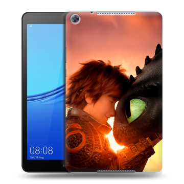 Силиконовый чехол на Huawei MediaPad M5 lite 8 с принтом Как приручить дракона Силиконовый чехол на Huawei MediaPad M5 lite 8 с принтом Как приручить дракона