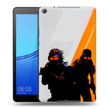 Силиконовый чехол на Huawei MediaPad M5 lite 8 с принтом Контер страйк Counter strike Силиконовый чехол на Huawei MediaPad M5 lite 8 с принтом Контер страйк Counter strike