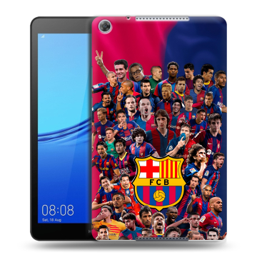 Силиконовый чехол на Huawei MediaPad M5 lite 8 с принтом Барселона Barcelona