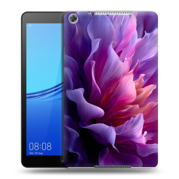 Силиконовый чехол на Huawei MediaPad M5 lite 8 с принтом женский цветы