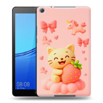 Силиконовый чехол на Huawei MediaPad M5 lite 8 с принтом для девочек
