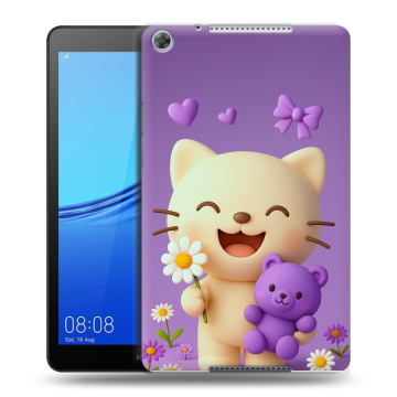 Силиконовый чехол на Huawei MediaPad M5 lite 8 с принтом для девочек