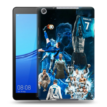 Силиконовый чехол на Huawei MediaPad M5 lite 8 с принтом Реал Роналдо Силиконовый чехол на Huawei MediaPad M5 lite 8 с принтом Реал Роналдо