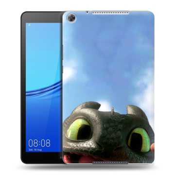 Силиконовый чехол на Huawei MediaPad M5 lite 8 с принтом Как приручить дракона