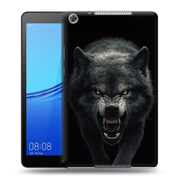 Силиконовый чехол на Huawei MediaPad M5 lite 8 с принтом Волк Силиконовый чехол на Huawei MediaPad M5 lite 8 с принтом Волк