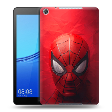 Силиконовый чехол на Huawei MediaPad M5 lite 8 с принтом Spiderman Человек паук