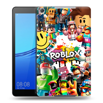 Силиконовый чехол на Huawei MediaPad M5 lite 8 с принтом Roblox Роблокс Силиконовый чехол на Huawei MediaPad M5 lite 8 с принтом Roblox Роблокс