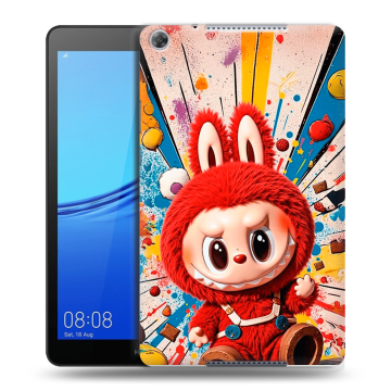Силиконовый чехол на Huawei MediaPad M5 lite 8 с принтом Labubu Лабубу Силиконовый чехол на Huawei MediaPad M5 lite 8 с принтом Labubu Лабубу