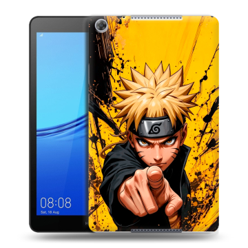 Силиконовый чехол на Huawei MediaPad M5 lite 8 с принтом Naruto Наруто