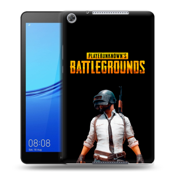 Силиконовый чехол на Huawei MediaPad M5 lite 8 с принтом PUGB ПАГБ Силиконовый чехол на Huawei MediaPad M5 lite 8 с принтом PUGB ПАГБ