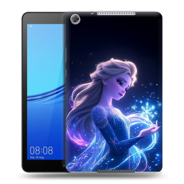 Силиконовый чехол на Huawei MediaPad M5 lite 8 с принтом Холодное сердце Frozen