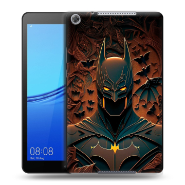 Силиконовый чехол на Huawei MediaPad M5 lite 8 с принтом Batman Бэтмен