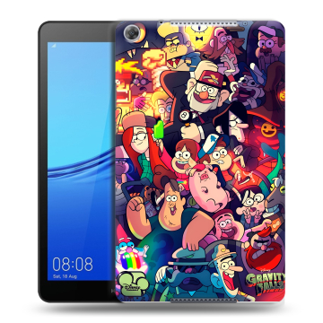 Силиконовый чехол на Huawei MediaPad M5 lite 8 с принтом Gravity Falls Гравити Фолз