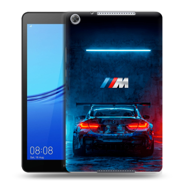Силиконовый чехол на Huawei MediaPad M5 lite 8 с принтом BMW БМВ
