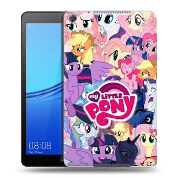 Силиконовый чехол на Huawei MediaPad M5 lite 8 с принтом My little pony Дружба чудо