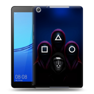Силиконовый чехол на Huawei MediaPad M5 lite 8 с принтом Игра Кальмара Силиконовый чехол на Huawei MediaPad M5 lite 8 с принтом Игра Кальмара