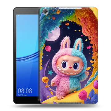 Силиконовый чехол на Huawei MediaPad M5 lite 8 с принтом Labubu Лабубу Силиконовый чехол на Huawei MediaPad M5 lite 8 с принтом Labubu Лабубу