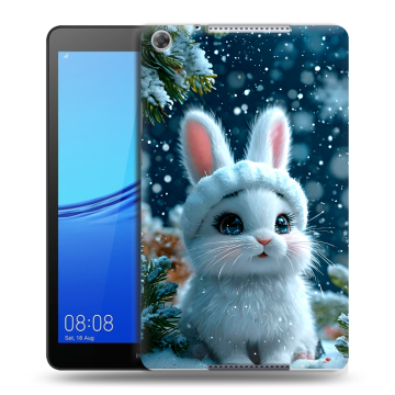 Силиконовый чехол на Huawei MediaPad M5 lite 8 с принтом Новый год Силиконовый чехол на Huawei MediaPad M5 lite 8 с принтом Новый год