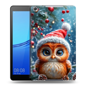 Силиконовый чехол на Huawei MediaPad M5 lite 8 с принтом Новый год Силиконовый чехол на Huawei MediaPad M5 lite 8 с принтом Новый год