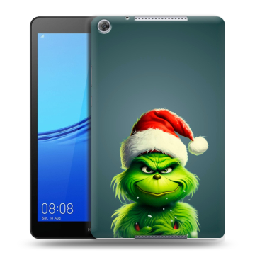 Силиконовый чехол на Huawei MediaPad M5 lite 8 с принтом Новый год Силиконовый чехол на Huawei MediaPad M5 lite 8 с принтом Новый год