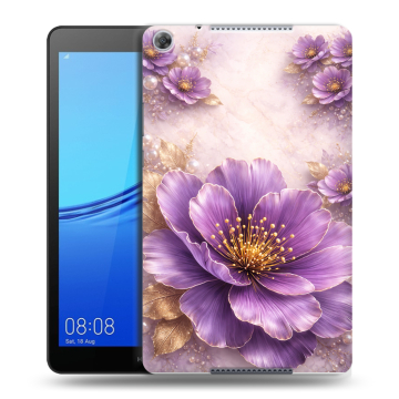 Силиконовый чехол на Huawei MediaPad M5 lite 8 с принтом женский