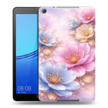 Силиконовый чехол на Huawei MediaPad M5 lite 8 с принтом женский