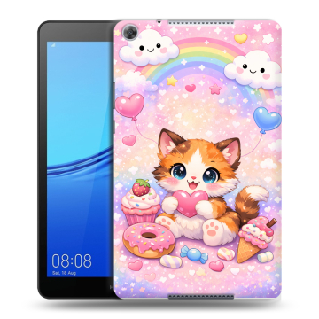Силиконовый чехол на Huawei MediaPad M5 lite 8 с принтом для девочек