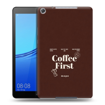 Силиконовый чехол на Huawei MediaPad M5 lite 8 с принтом женский
