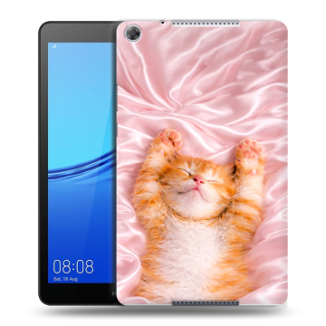 Силиконовый чехол на Huawei MediaPad M5 lite 8 с принтом женский