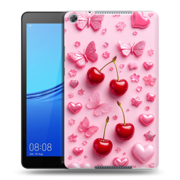 Силиконовый чехол на Huawei MediaPad M5 lite 8 с принтом для девочек Силиконовый чехол на Huawei MediaPad M5 lite 8 с принтом для девочек